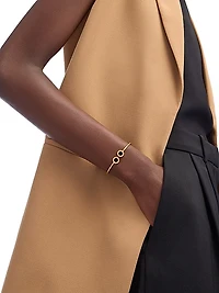 BVLGARI BVLGARI 18K Yellow Gold & Black Onyx Cuff
