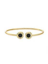 BVLGARI BVLGARI 18K Yellow Gold & Black Onyx Cuff