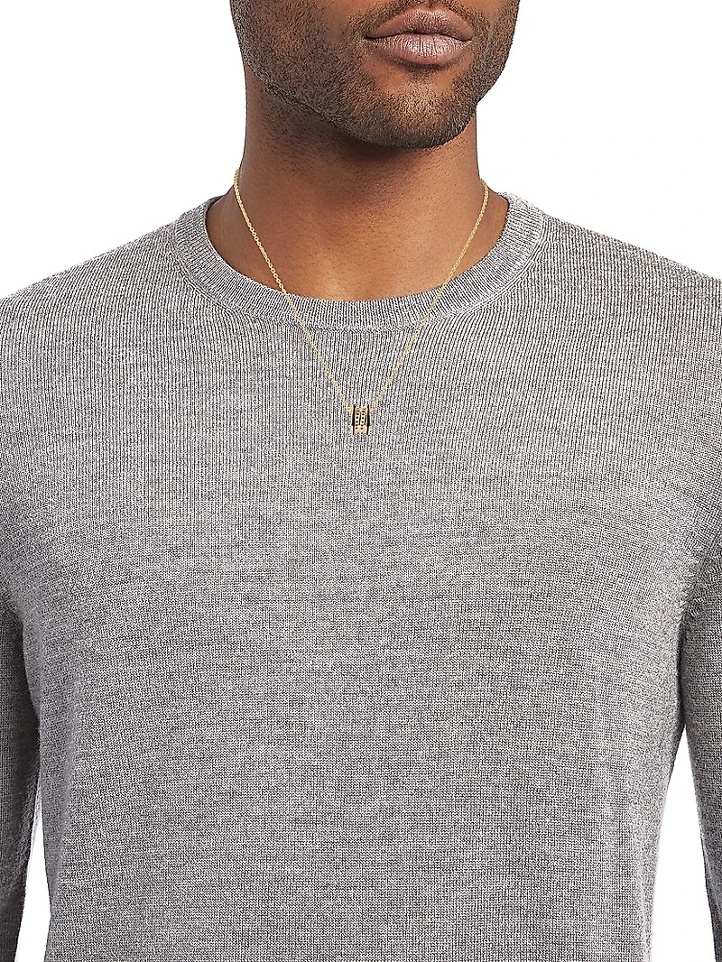 B.zero1 18K Yellow Gold & Ceramic Pendant Necklace