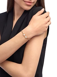 BVLGARI 18K Rose Gold & Mother-of-Pearl Cuff