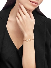 BVLGARI 18K Rose Gold & Mother-of-Pearl Cuff