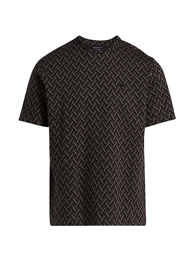 Chevron Cotton T-Shirt