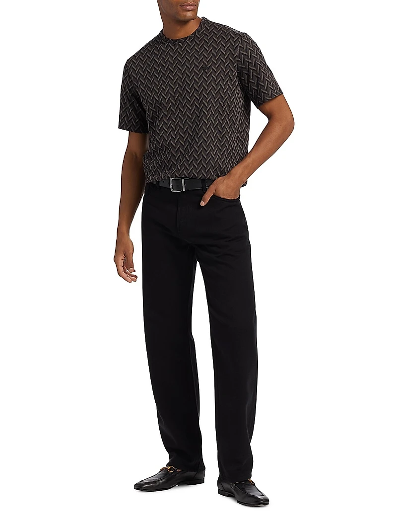 Chevron Cotton T-Shirt