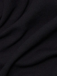 Textured Cotton Zip-Front Jacket