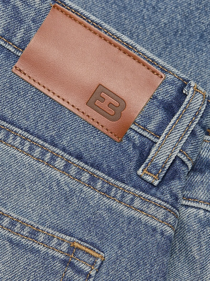 Enzo Cropped Mid-Rise Barrel Jeans