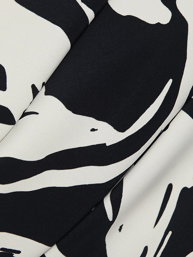 Avalana Floral Fit & Flare Midi-Dress