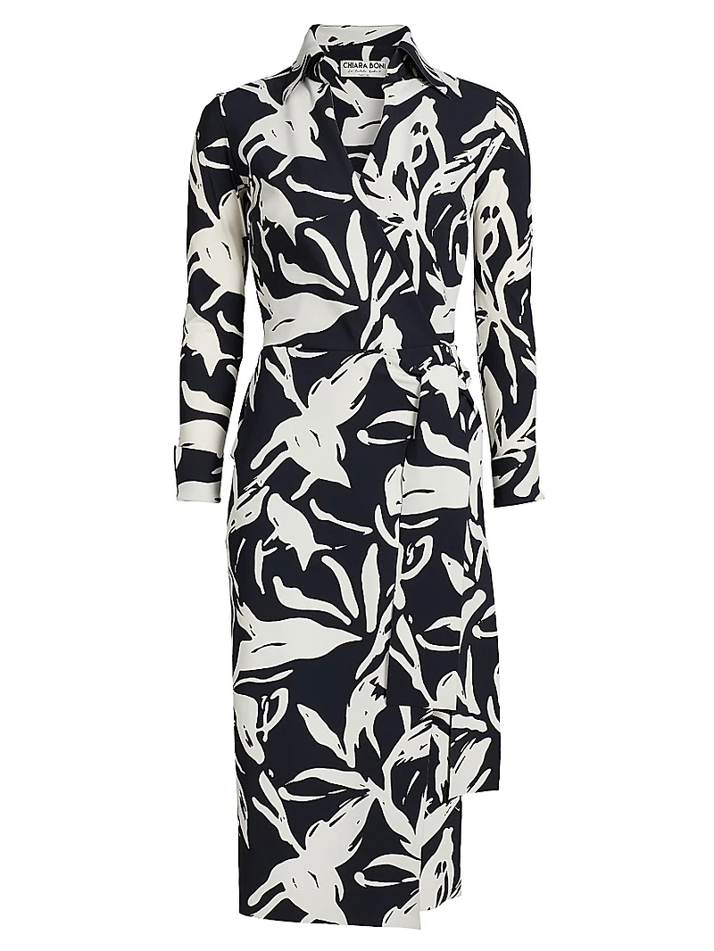 Kamala Floral Tie-Waist Dress