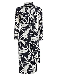 Kamala Floral Tie-Waist Dress