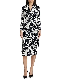 Kamala Floral Tie-Waist Dress