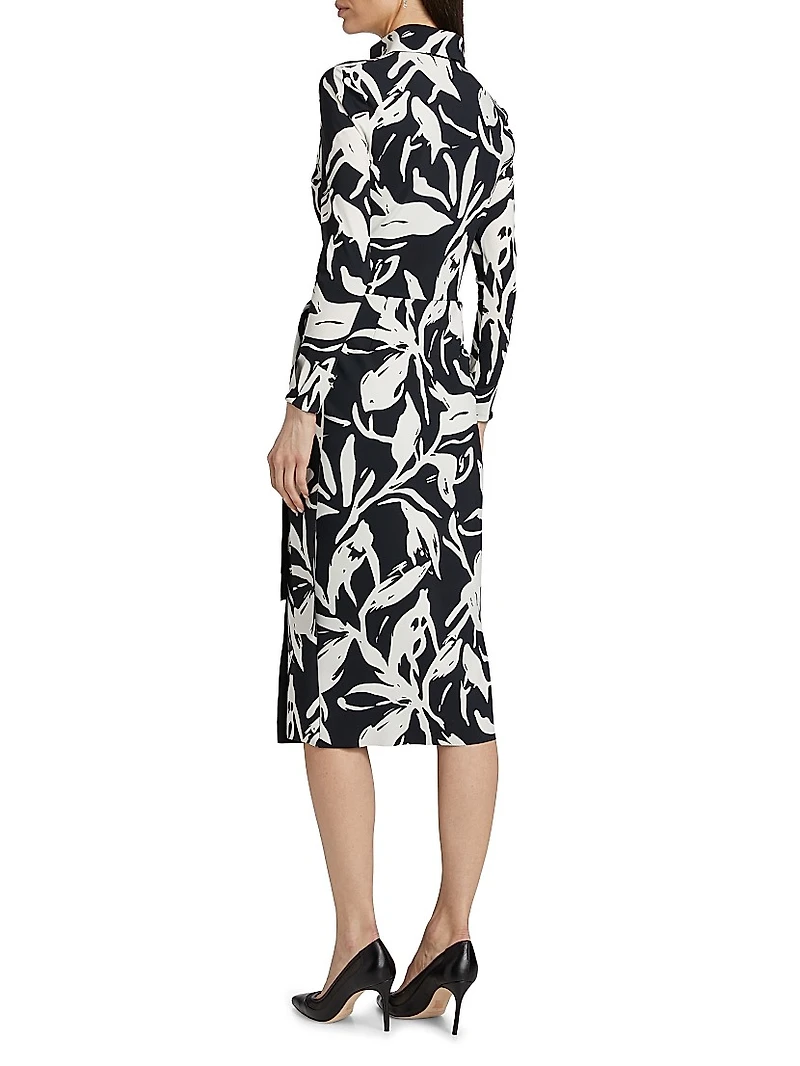 Kamala Floral Tie-Waist Dress