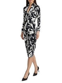 Kamala Floral Tie-Waist Dress