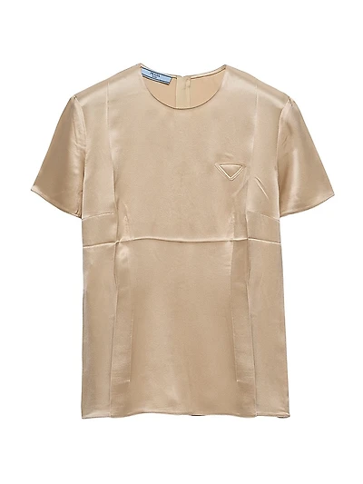 Satin Crepe Top