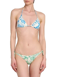 Underwater Barocco Stretch Bikini Top