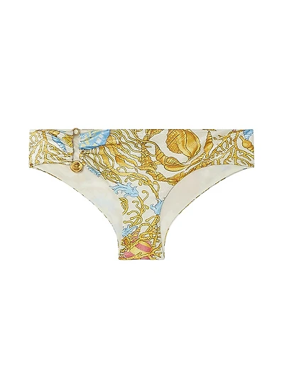 Barocco Print Bikini Bottom