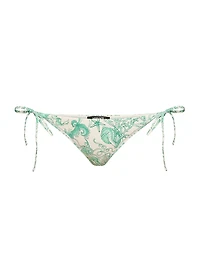 Underwater Barocco-Print Bikini Bottom
