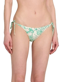 Underwater Barocco-Print Bikini Bottom