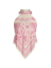 Underwater Barocco Scarf Top