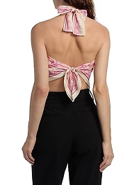 Underwater Barocco Scarf Top