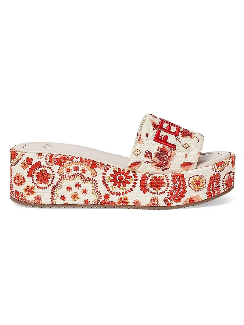 Sunshine Logo Brocade Platform Slides