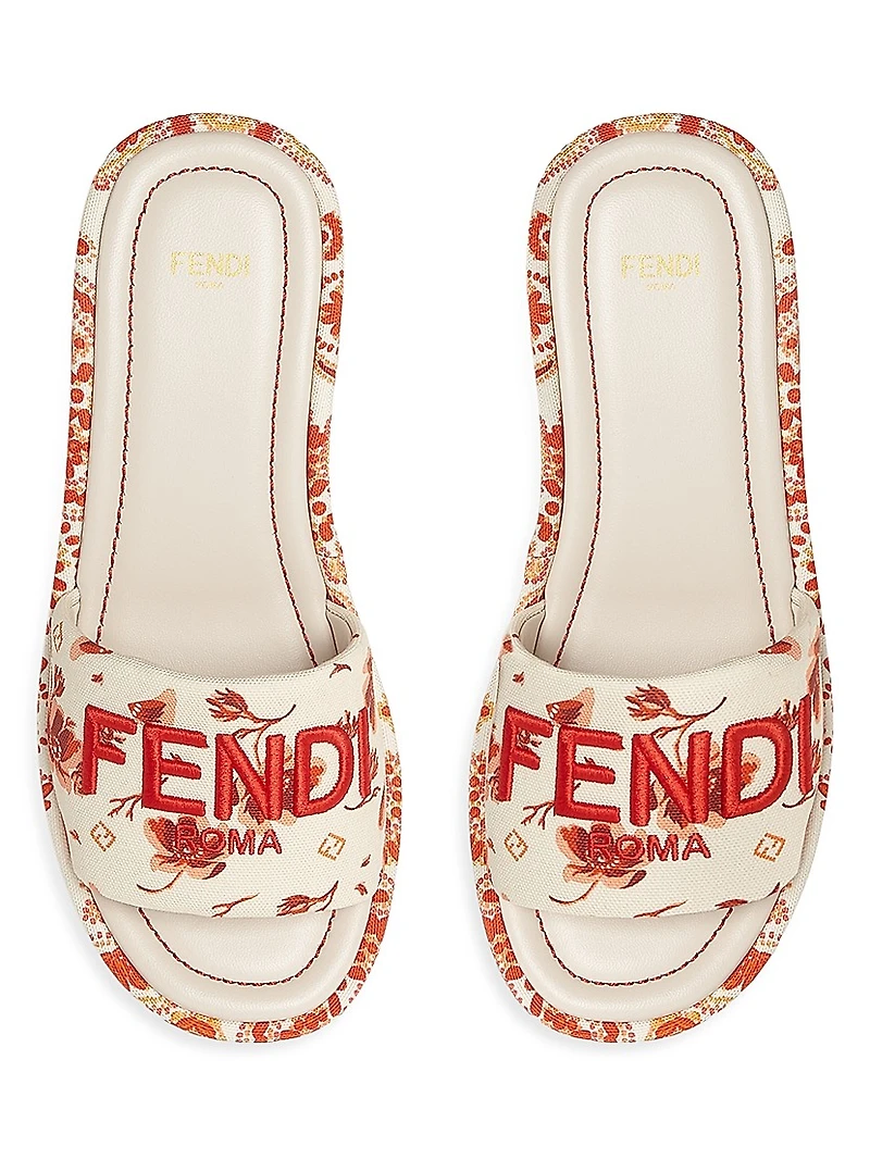 Sunshine Logo Brocade Platform Slides