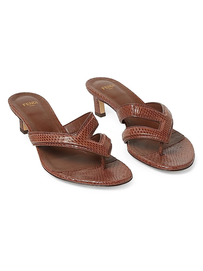 Fendi Fling Thong Sandals