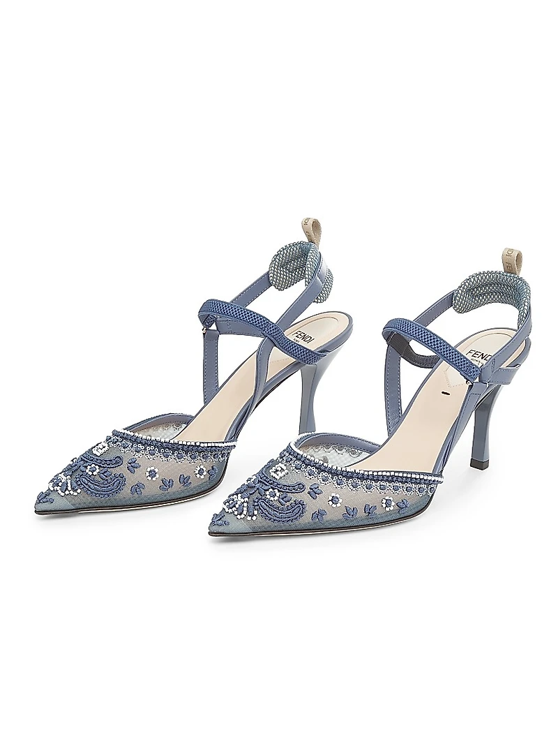 Bandana Embroidered 85MM Sandals