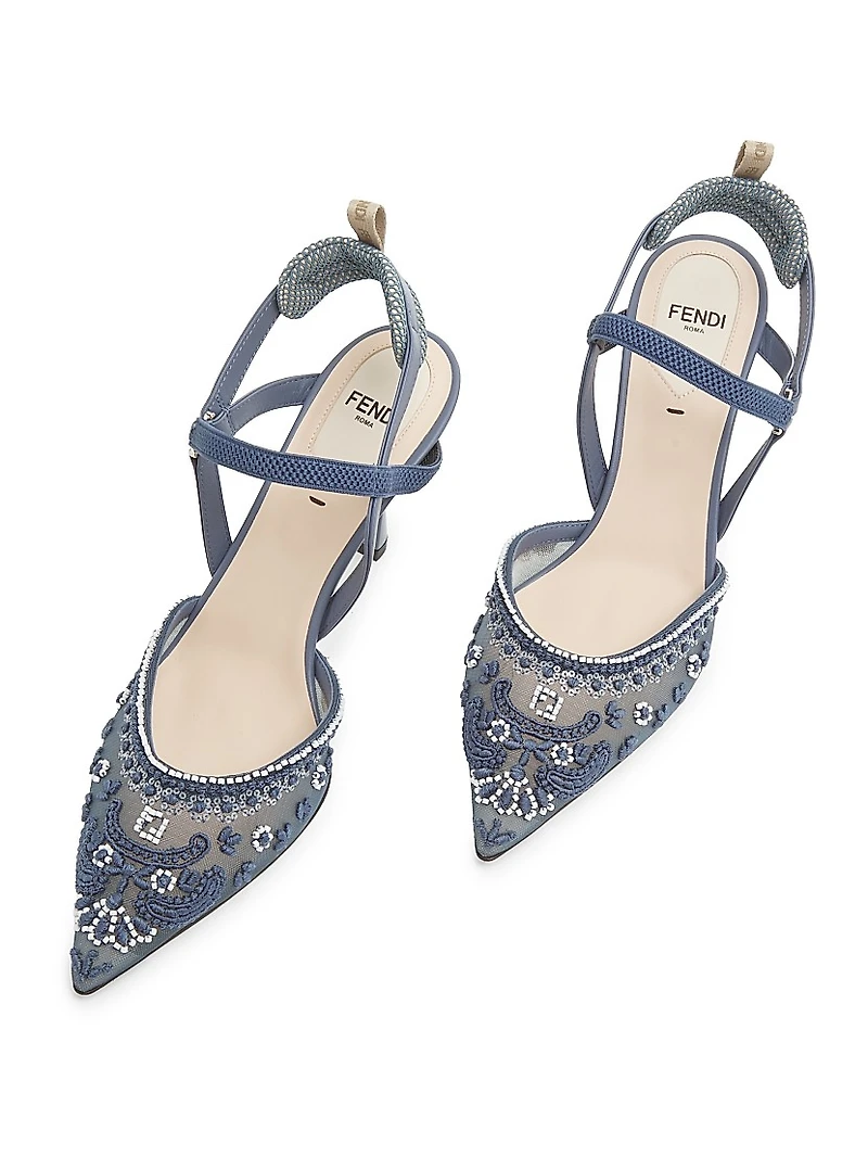 Bandana Embroidered 85MM Sandals