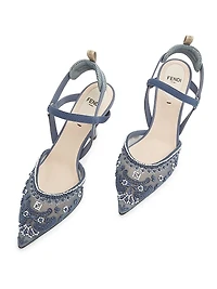 Bandana Embroidered 85MM Sandals