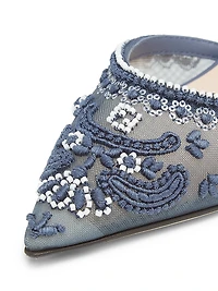 Bandana Embroidered 85MM Sandals