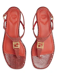 FFold Leather Sandals