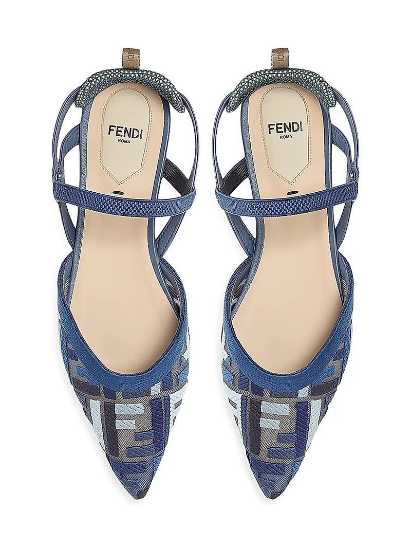 Colibri FF Logo Slingback Flats