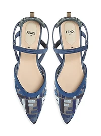 Colibri FF Logo Slingback Flats