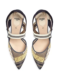 Colibri 85MM Crystal-Embellished Slingback Pumps