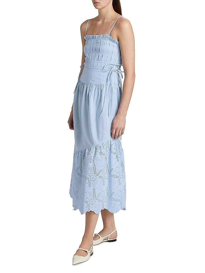 Kelia Cotton Midi-Dress