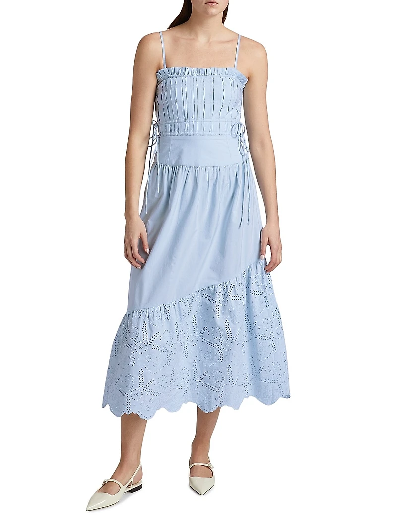 Kelia Cotton Midi-Dress