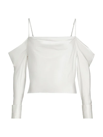 Cavallo Silk Off-the-Shoulder Top