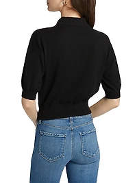 Masaki Knit Short-Sleeve Sweater