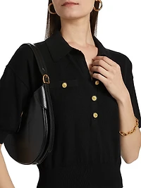 Masaki Knit Short-Sleeve Sweater