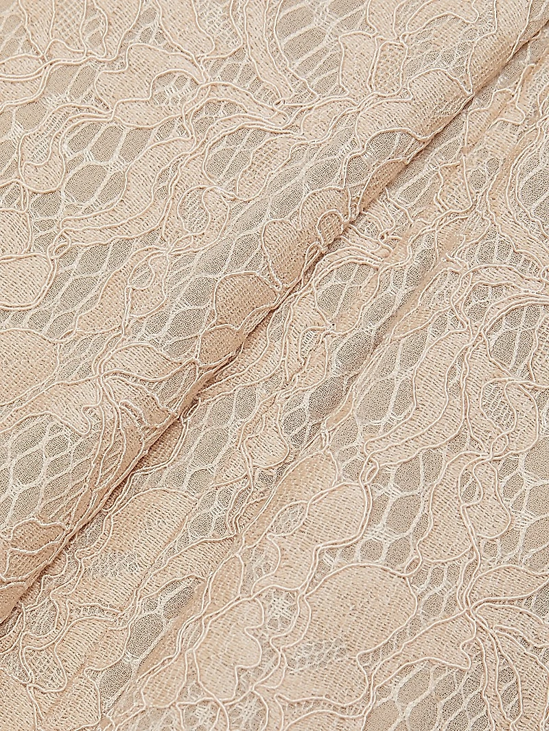 Kylo Cotton-Blend Lace Belted Shirtdress