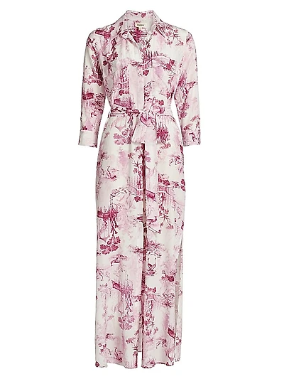Cameron Toile de Jouy Maxi Shirtdress