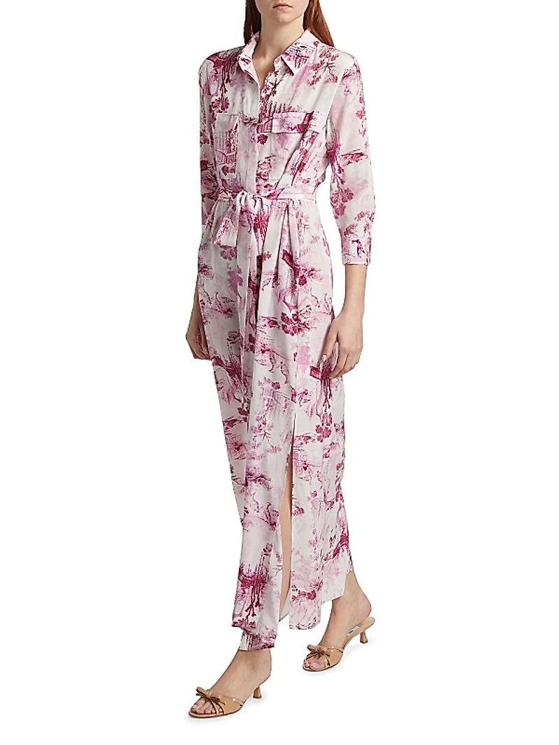 Cameron Toile de Jouy Maxi Shirtdress