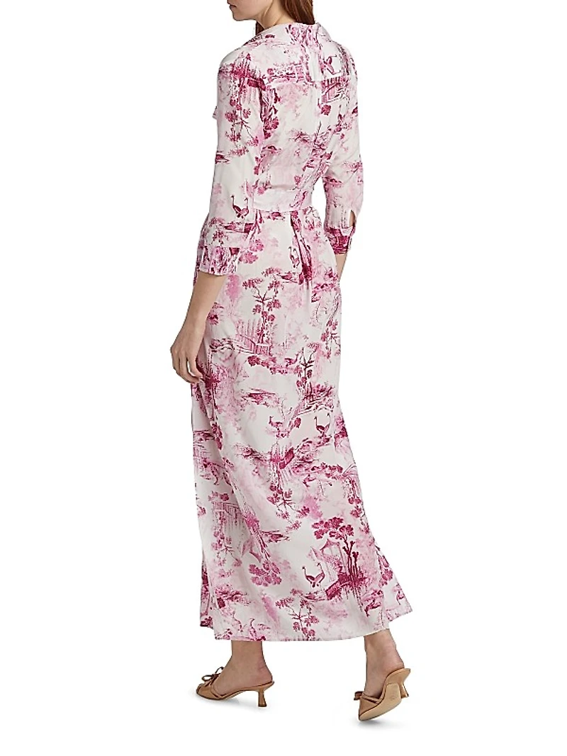 Cameron Toile de Jouy Maxi Shirtdress