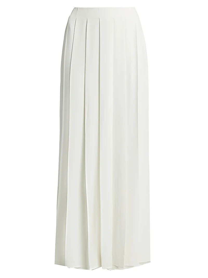 Aki Pleated Skirt-Front Pants
