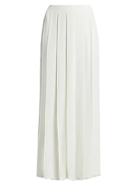 Aki Pleated Skirt-Front Pants