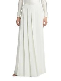 Aki Pleated Skirt-Front Pants