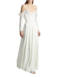 Aki Pleated Skirt-Front Pants