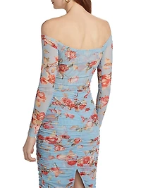 Peonie Stretch Off-the-Shoulder Bodysuit