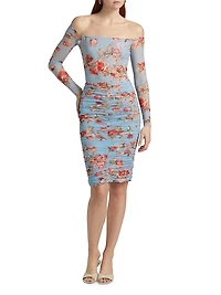 Peonie Stretch Off-the-Shoulder Bodysuit