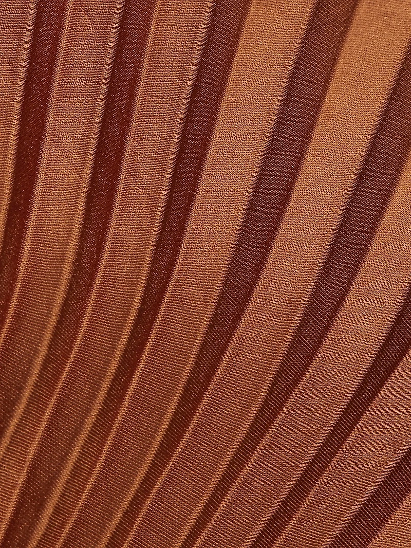 Layla Strapless Pleated Gown