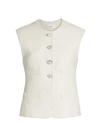 Georgie Cotton-Blend Vest